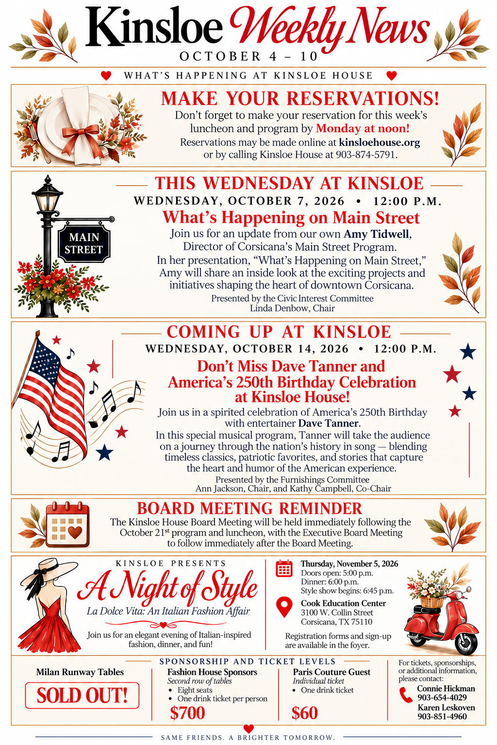 Kinsloe Weekly News