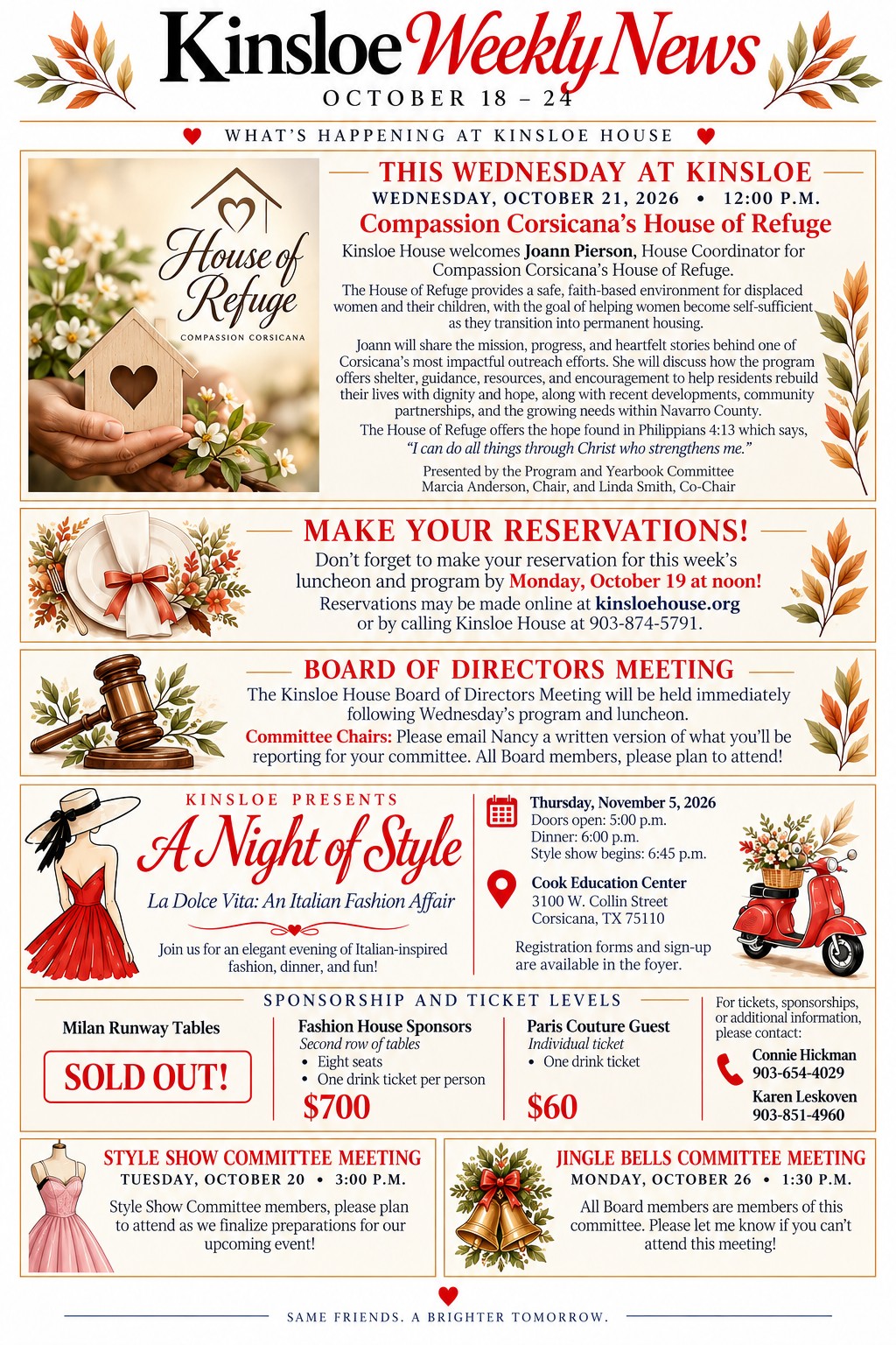 Kinsloe Weekly News
